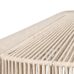 Japandi hanglamp bruin touw 46cm - Svea