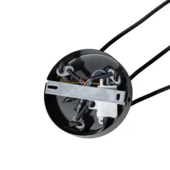 Japandi hanglamp wit zijden 30cm 3-lichts - Plu