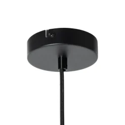 Japandi hanglamp wit zijden 30cm - Plu