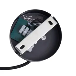 Japandi hanglamp zwart met bamboe- Kea