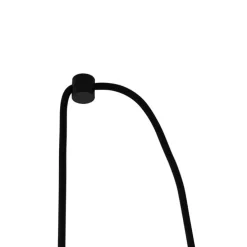 Japandi hanglamp zwart met bamboe 2-lichts - Kea