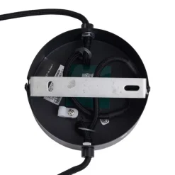 Japandi hanglamp zwart met bamboe 2-lichts - Kea