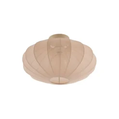 Japandi plafondlamp beige met stoffen kap - Bida