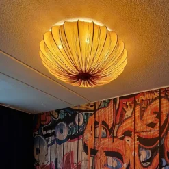 Japandi plafondlamp beige 60cm 5-lichts - Plu