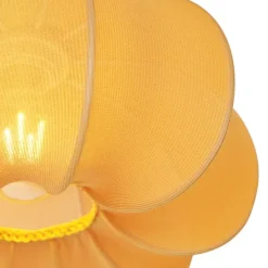 Japandi plafondlamp goud 27cm - Plu Asyesha