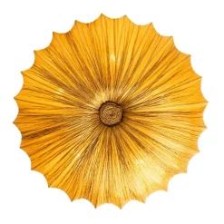 Japandi plafondlamp goud 60cm 5-lichts - Plu