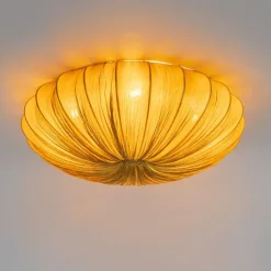 Japandi plafondlamp goud 60cm 5-lichts - Plu