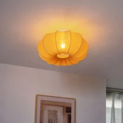 Japandi plafondlamp goud 37cm - Plu Asyesha