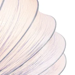 Japandi plafondlamp grijs 60cm 5-lichts - Plu