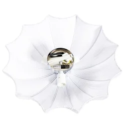 Japandi plafondlamp grijs zijden 52cm 3-lichts - Plu