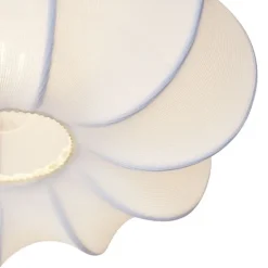 Japandi plafondlamp wit 27cm - Plu Asyesha