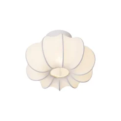 Japandi plafondlamp wit 27cm - Plu Asyesha