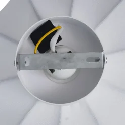 Japandi plafondlamp wit 27cm - Plu Asyesha