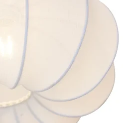 Japandi plafondlamp wit 37cm - Plu Asyesha