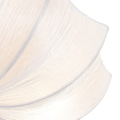 Japandi plafondlamp wit zijden 52cm 3-lichts - Plu