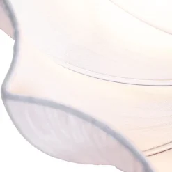 Japandi plafondlamp wit zijden 52cm 3-lichts - Plu