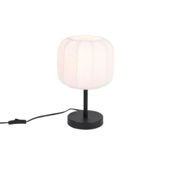 Japandi tafellamp zwart met wit - Madleine