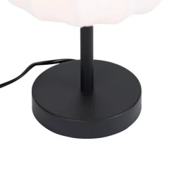 Japandi tafellamp zwart met wit - Madleine