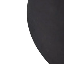 Katoenen lampenkap zwart 40/35/22 met gouden binnenkant