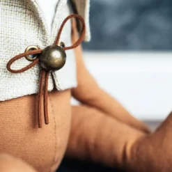 Kinder tafellamp beer bruin incl LED - Charles