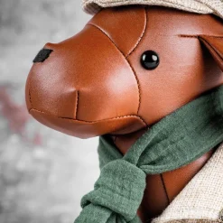 Kinder tafellamp jachthond bruin - Spike