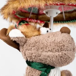 Kinder tafellamp rendier bruin incl. LED - Rudi