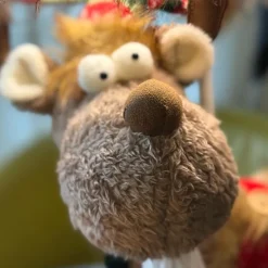 Kinder tafellamp rendier bruin incl. LED - Rudi