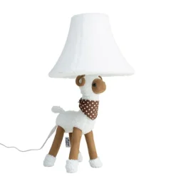 Kinder tafellamp schaap wit incl. LED - Wolle
