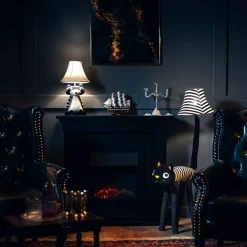 Kinder vloerlamp kat strepen incl LED - Luna