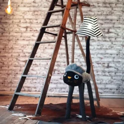 Kinder vloerlamp kat strepen incl LED - Luna