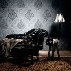 Kinder vloerlamp kat strepen incl LED - Luna