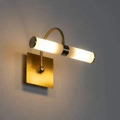 Klassieke badkamer wandlamp goud IP44 2-lichts - Bath Arc