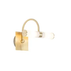 Klassieke badkamer wandlamp goud IP44 2-lichts - Bath Arc
