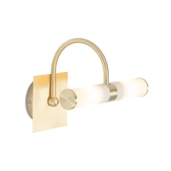 Klassieke badkamer wandlamp goud IP44 2-lichts - Bath Arc