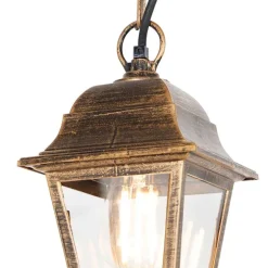 Klassieke buiten hanglamp antiek goud IP44 - Capital
