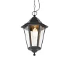 Klassieke buiten hanglamp zwart IP44 - Havana