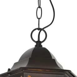 Klassieke buiten hanglamp zwart IP44 - Havana