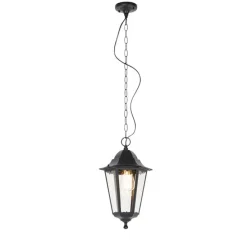 Klassieke buiten hanglamp zwart IP44 - Havana