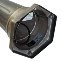 Klassieke buiten lantaarn antiek goud met helder glas 198cm IP44 - London