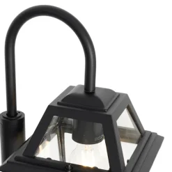 Klassieke buiten lantaarn zwart 135 cm IP44 - Berta