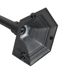 Klassieke buiten lantaarn zwart 135 cm IP44 - Berta