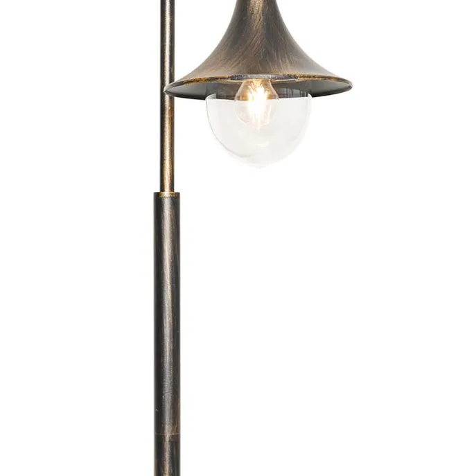 Klassieke buiten lantaarn antiek goud 100 cm IP44 - Daphne