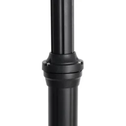 Klassieke buiten lantaarn zwart 235 cm 3-lichts IP44 - Berta