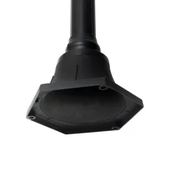 Klassieke buiten lantaarn zwart 235 cm 3-lichts IP44 - Berta