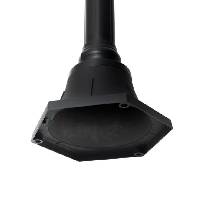 Klassieke buiten lantaarn zwart 235 cm 3-lichts IP44 - Berta