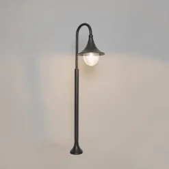 Klassieke buiten lantaarn zwart 125 cm IP44 - Daphne