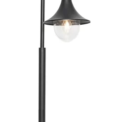 Klassieke buiten lantaarn zwart 125 cm IP44 - Daphne