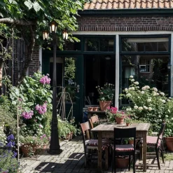 Klassieke buiten lantaarn zwart 3-lichts IP44 - New Haven