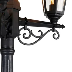 Klassieke buiten lantaarn zwart 3-lichts IP44 - New Haven