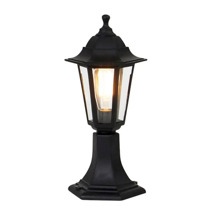 Klassieke buiten vloerlamp zwart 42,2 cm IP44 - New Haven